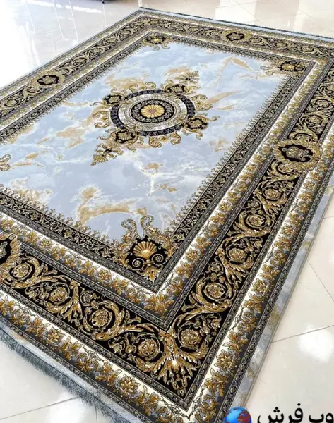 عکس فرش طلاکوب جدید