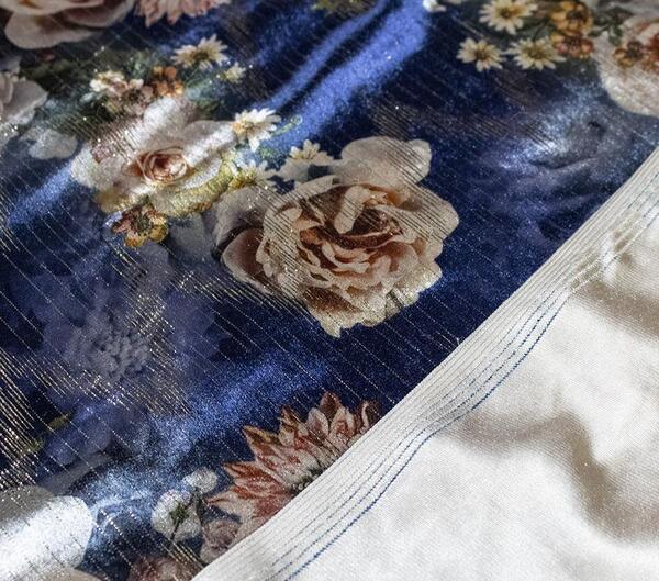عکس پارچه طلاکوب