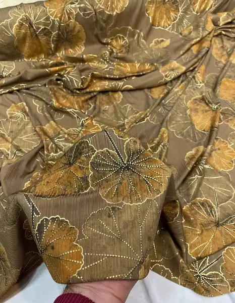 عکس پارچه طلاکوب