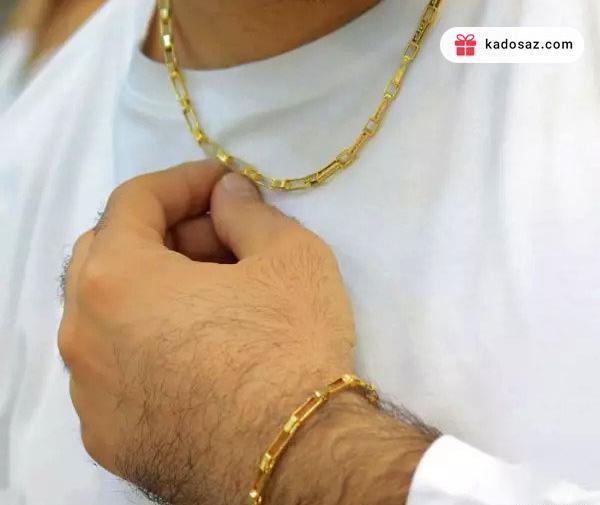 عکس طلا گردنبند مردانه