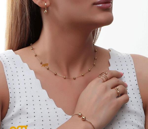عکس گوشواره طلا جدید زنجیری