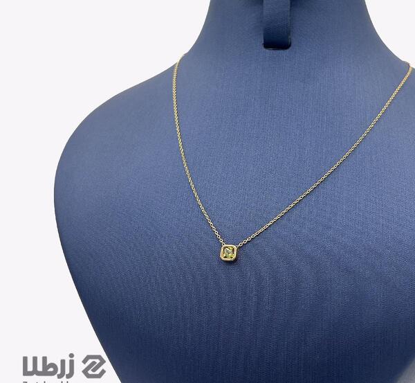 عکس گردنبند طلا نگین دار