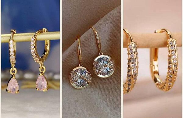 عکس زیباترین گوشواره های طلا