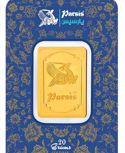 عکس شمش طلا یک گرمی