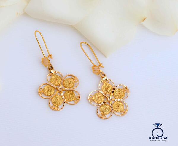 عکس گوشواره طلای دخترانه