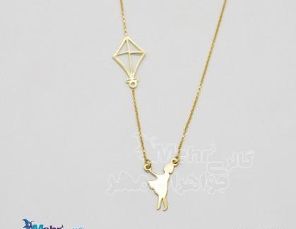 عکس گردنبند طلای دخترانه
