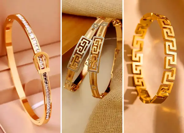 عکس النگوی طلای بچه گانه