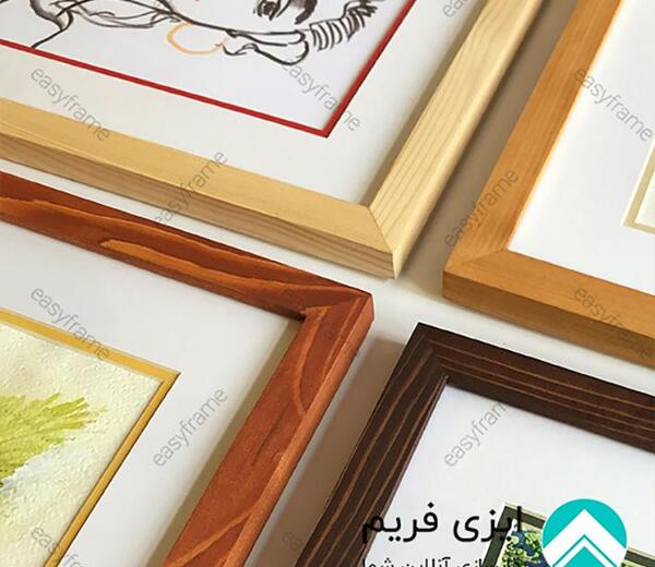 عکس چوبی ساده