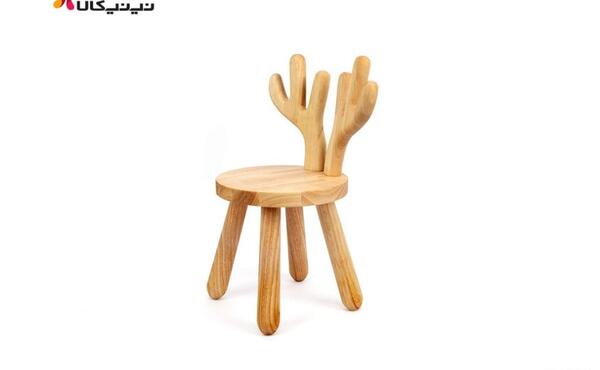 عکس صندلی چوبی ساده