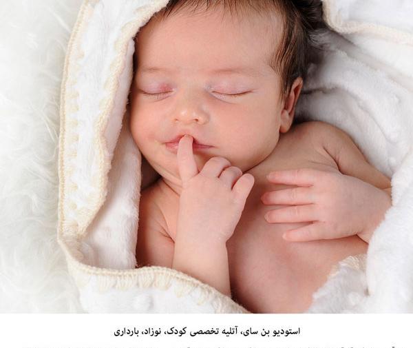 عکس پرتره از نوزاد