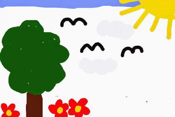 عکس درخت ساده برای نقاشی