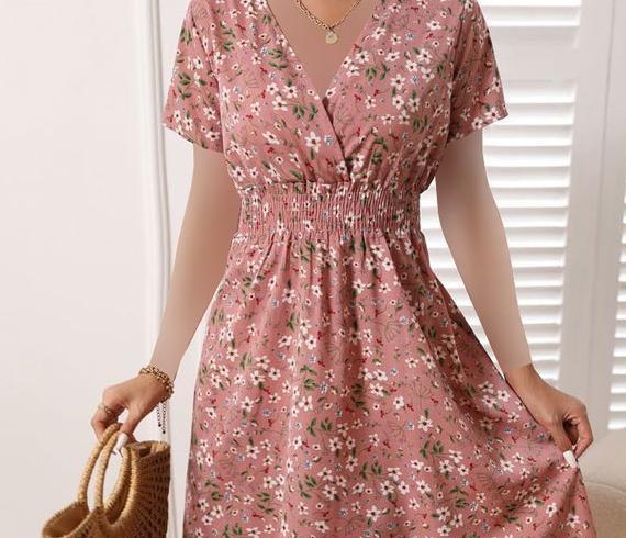 عکس لباس کشی گلدار ساده