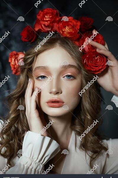 عکس پرتره از گل