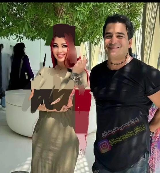 عکس همسر یوسف تیموری و فرزندش