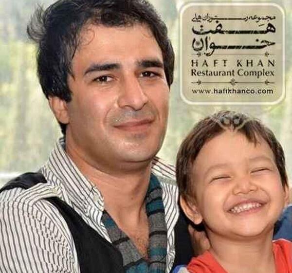 عکس همسر یوسف تیموری و فرزندش