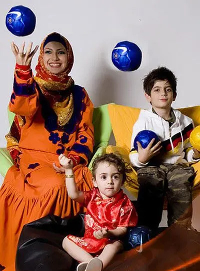 عکس از همسر علی صادقی