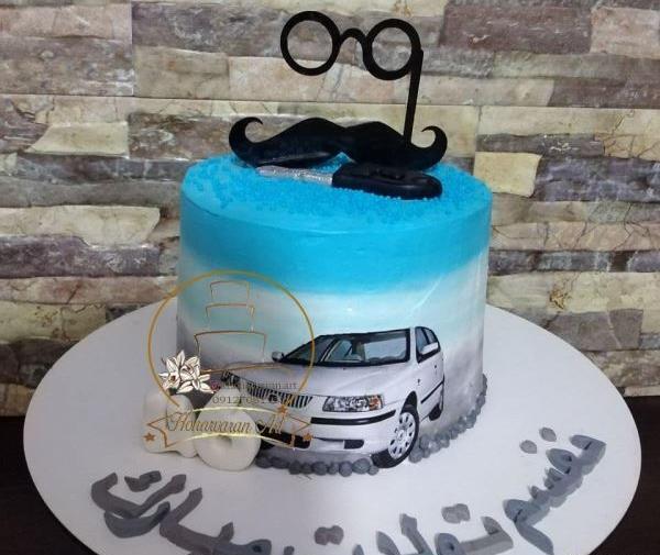 عکس کیک همسر عزیزم تولدت مبارک