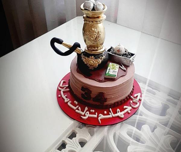 عکس کیک همسر عزیزم تولدت مبارک