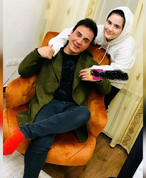 عکس همسر عمو پورنگ داریوش فرضیایی