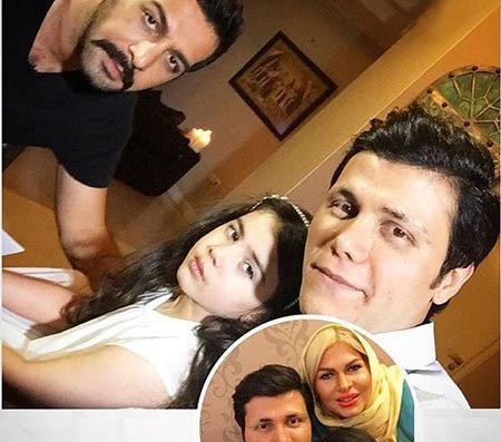 عکس همسر و فرزند کامران تفتی