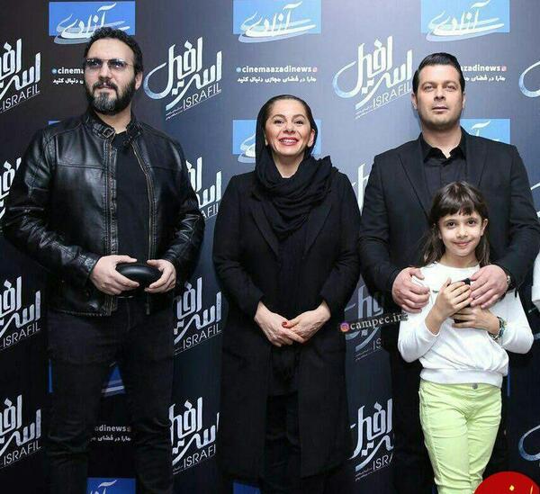 عکس همسر کامبیز دیرباز و فرزندش