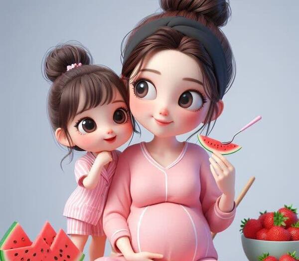 عکس پروفایل بارداری فانتزی