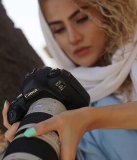 چگونه با دوربین کنون عکس پرتره بگیریم