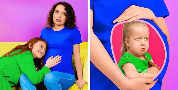 عکس بارداری السا و آنا واقعی