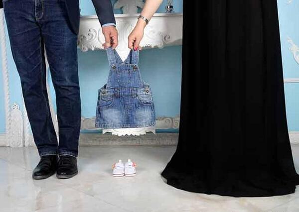 مادران باردار ایده عکس بارداری در منزل