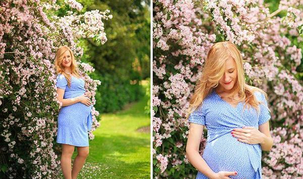ایده عکس بارداری در فضای باز