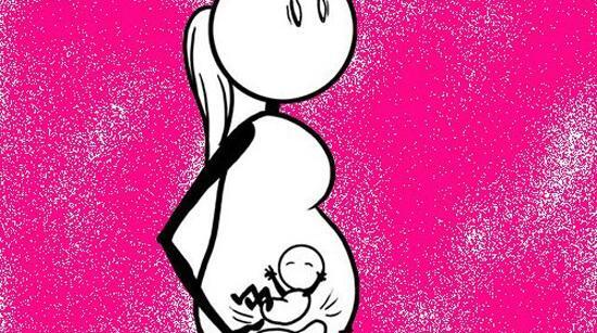 عکس عاشقانه بارداری کارتونی