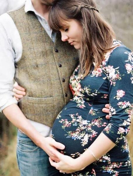 عکس بارداری دونفره عاشقانه