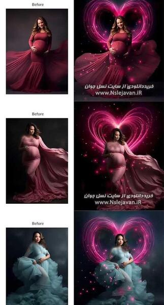دانلود عکس بارداری عاشقانه