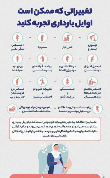 عکس های علائم بارداری