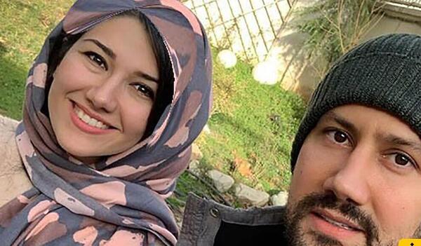 شاهرخ استخري عکس بارداری همسر مهران غفوریان