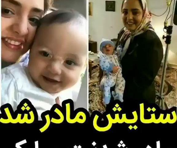 عکس بارداری طبیعی سزارین زایمان نرگس محمدی