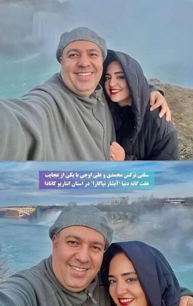 عکس بارداری طبیعی سزارین زایمان نرگس محمدی