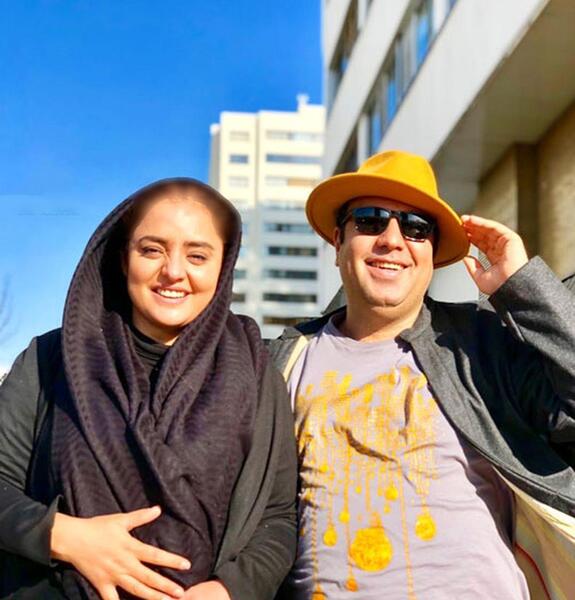 عکس بارداری طبیعی سزارین زایمان نرگس محمدی