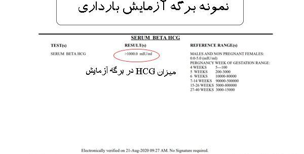 عکس تست بارداری مثبت طبیعی