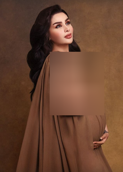 عکس بارداری دنیا جهانبخت در اتلیه