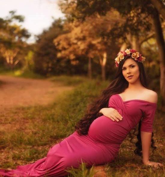 لباس آتلیه بارداری ژست عکس بارداری خارجی
