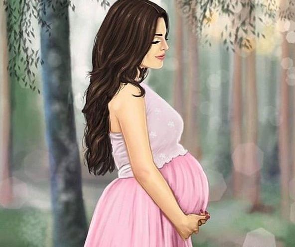 عکس بارداری در خانه نی نی سایت