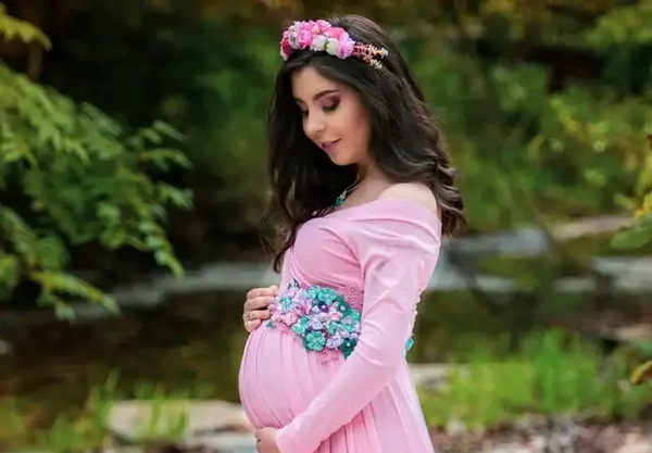 عکس زیبای بارداری زن
