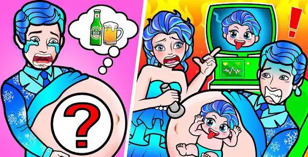 عکس بارداری راپنزل