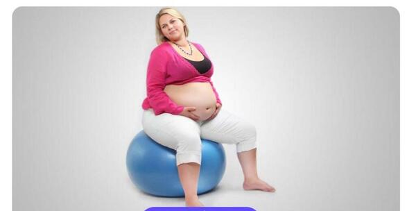 عکس زنان چاق باردار