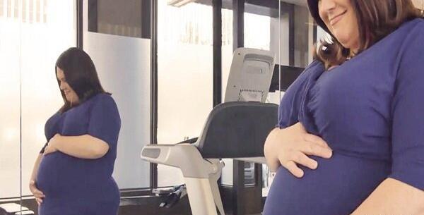 عکس زنان چاق باردار