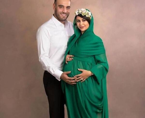 ژست عکس بارداری بازیگران ایرانی