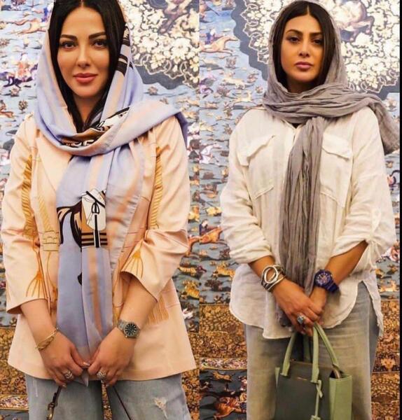 عکس بارداری ازاده صمدی