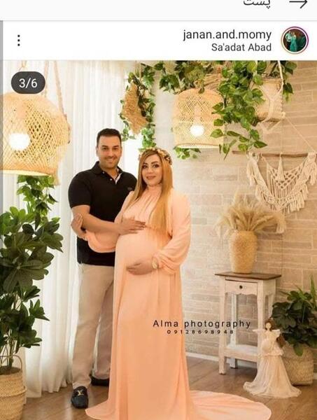 عکس آتلیه بارداری نی نی سایت