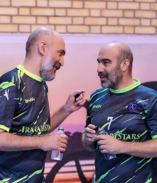 عکس همسر و فرزند محسن تنابنده